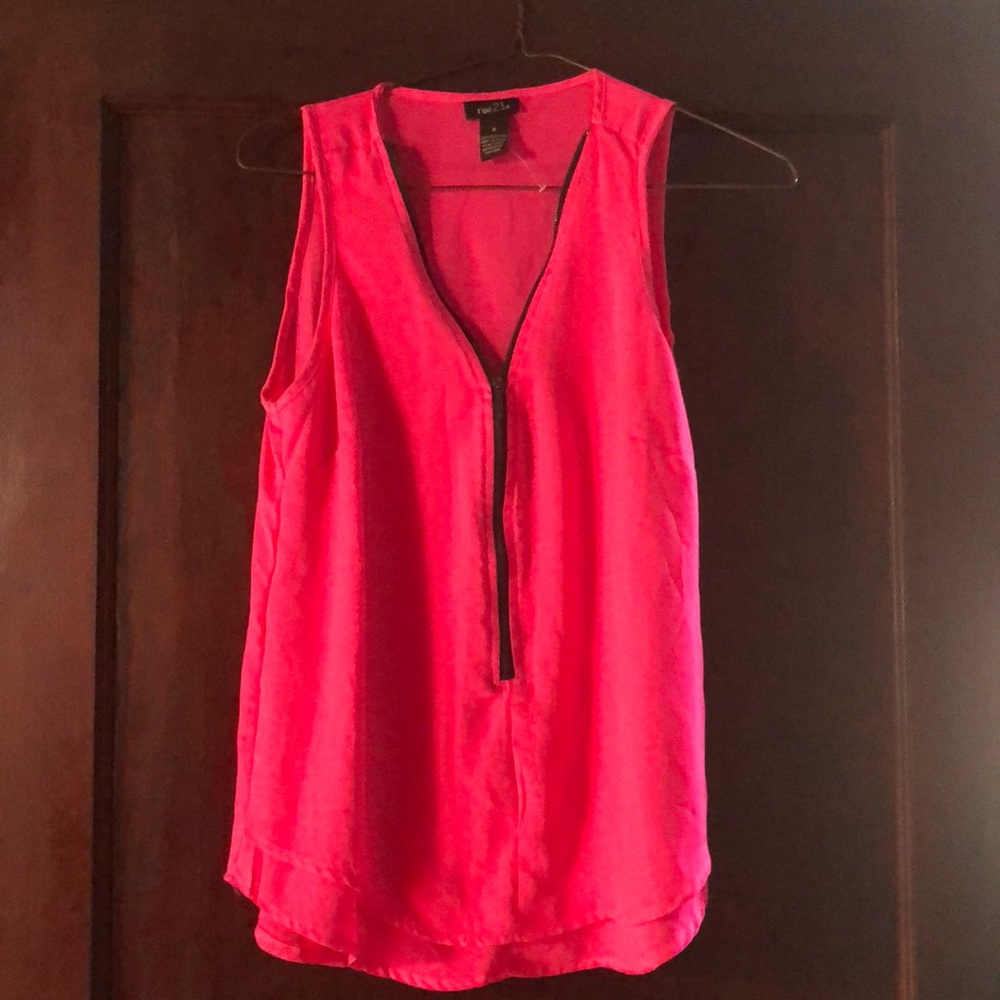 Hot pink rue 21 tank top